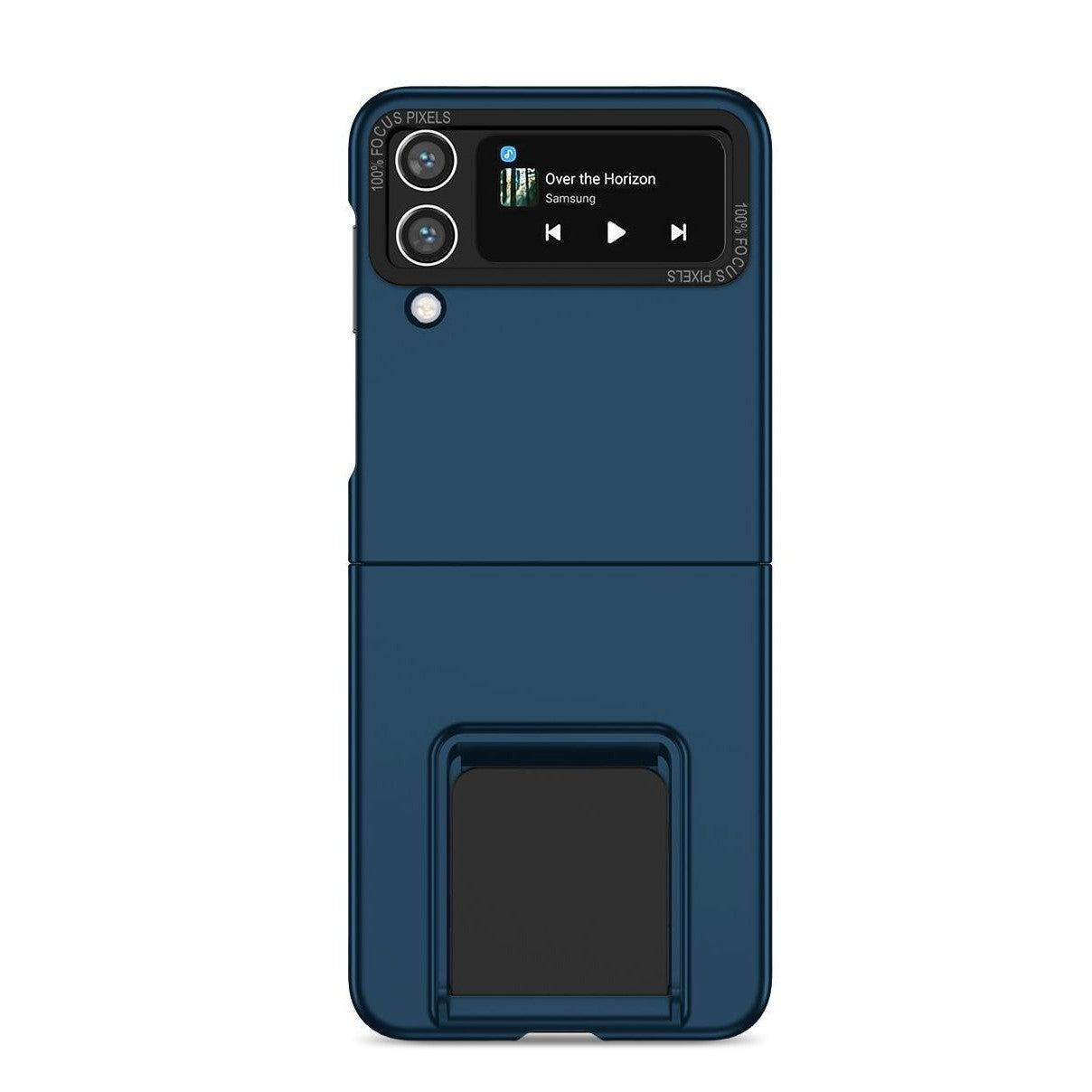 Husa de Protectie, Vivimall, pentru Samsung Galaxy Z Flip 5, din PC, cu Pliere Tridimensionala, Multifunctionala, Albastra - vivimall.ro