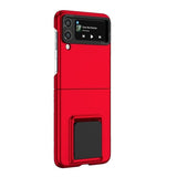 Husa de Protectie, Vivimall, pentru Samsung Galaxy Z Flip 5, din PC, cu Pliere Tridimensionala, Multifunctionala, Rosie - vivimall.ro