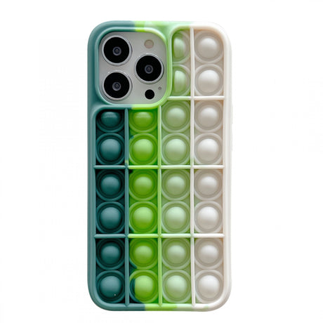 Husa de protectie Flippy Pop It compatibila cu Apple iPhone 13,Model 3,Multicolor - vivimall.ro