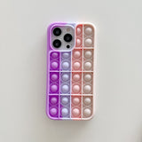 Husa de protectie Flippy Pop It compatibila cu Apple iPhone 13 Pro,Model 2,Multicolor - vivimall.ro