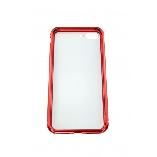 Husa de protectie Magnetic 360 pentru Apple iPhone 7, Rosu - vivimall.ro