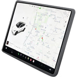 Husa de Protectie Margini Ecran Frontal Tesla, Flipp, Compatibil cu Tesla Model 3/Y, din TPE, Gri - vivimall.ro