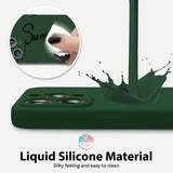 Husa de Protectie Matte TPU, Vivimall, pentru Honor 90 Lite, Protectie Camera, Antisoc, Antizgariere, Antialunecare, Acoperire Completa, Verde - vivimall.ro