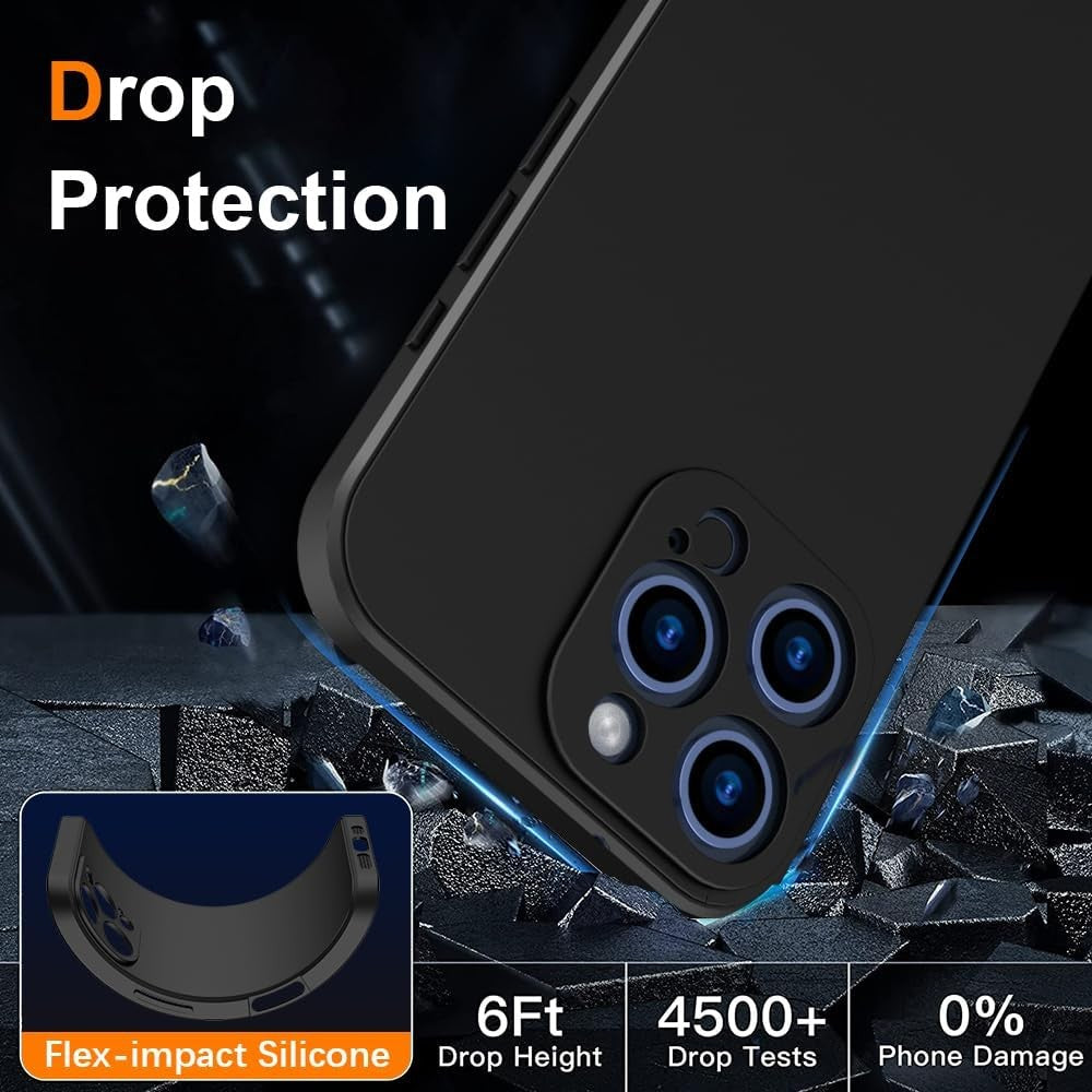 Husa de Protectie Matte TPU, Vivimall, pentru Honor 90 Lite, Protectie Camera, Antisoc, Antizgariere, Antialunecare, Acoperire Completa, Negru - vivimall.ro