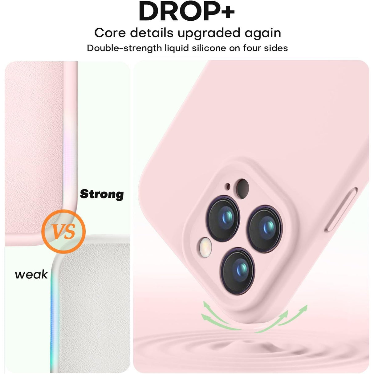 Husa de Protectie Matte TPU, Vivimall, pentru OnePlus Nord CE2 Lite, Protectie Camera, Antisoc, Antizgariere, Antialunecare, Acoperire Completa, Roz - vivimall.ro