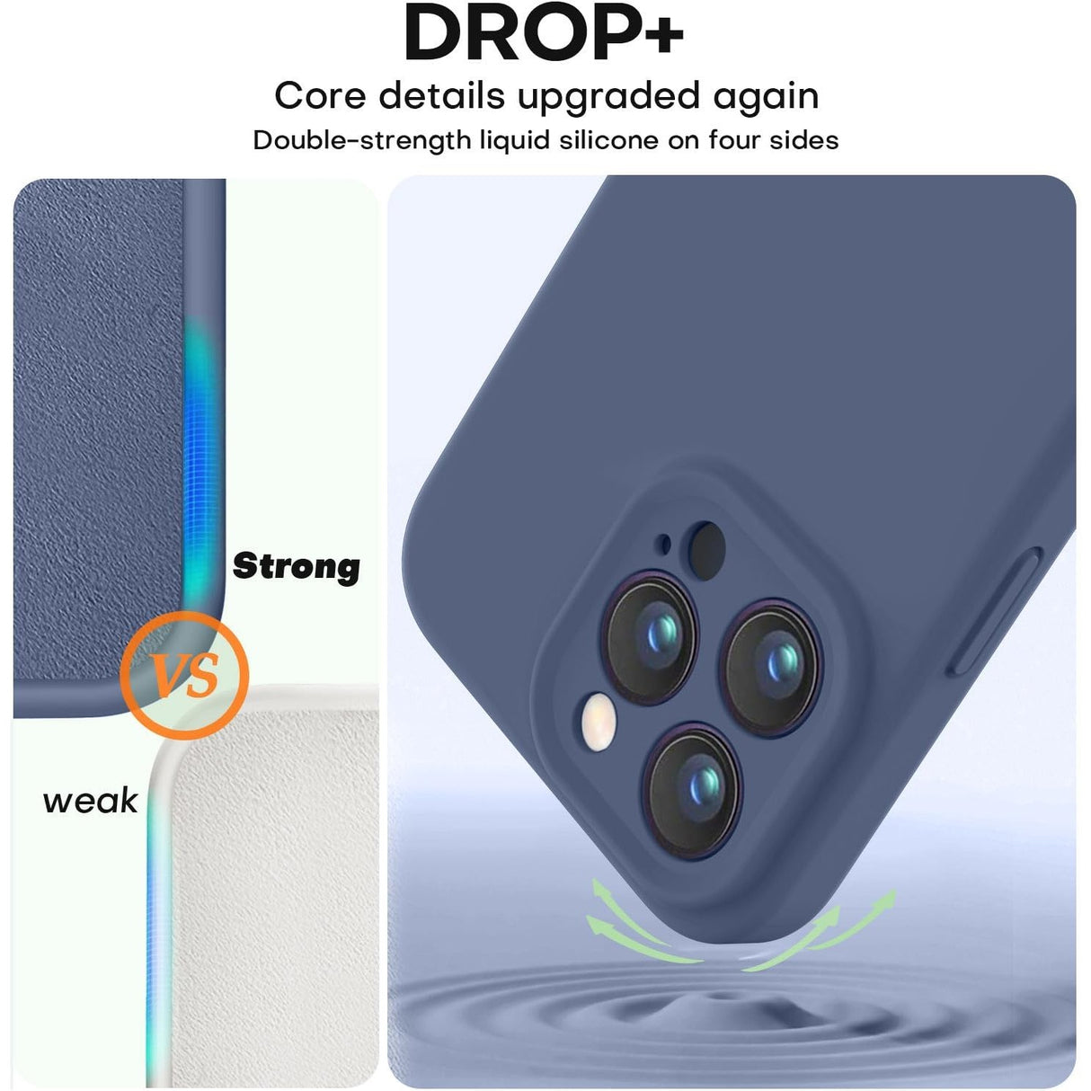 Husa de Protectie Matte TPU, Vivimall, pentru Realme C53, Protectie Camera, Antisoc, Antizgariere, Antialunecare, Acoperire Completa, Albastru - vivimall.ro