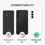 Husa de Protectie Matte TPU, Vivimall, pentru Samsung Galaxy A35 5G, Protectie Camera, Antisoc, Antizgariere, Antialunecare, Acoperire Completa, Verde - vivimall.ro