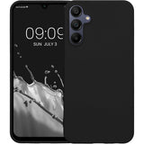 Husa de Protectie Matte TPU, Vivimall, pentru Samsung Galaxy A55 5G, Protectie Camera, Antisoc, Antizgariere, Antialunecare, Acoperire Completa, Negru - vivimall.ro