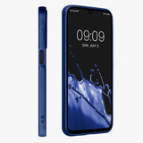 Husa de Protectie Matte TPU, Vivimall, pentru Samsung Galaxy A55 5G, Protectie Camera, Antisoc, Antizgariere, Antialunecare, Acoperire Completa, Albastru - vivimall.ro