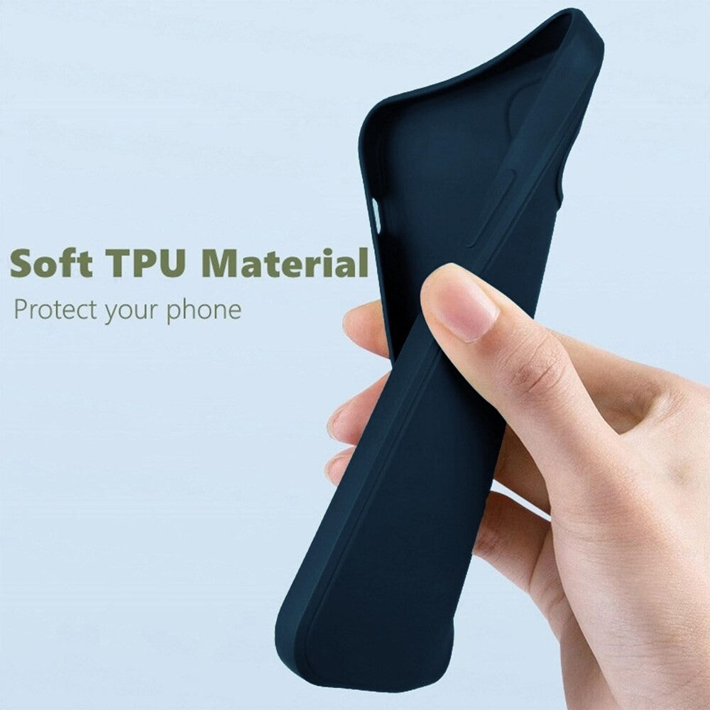 Husa de Protectie Matte TPU, Vivimall, pentru Samsung Galaxy A55 5G, Protectie Camera, Antisoc, Antizgariere, Antialunecare, Acoperire Completa, Albastru - vivimall.ro