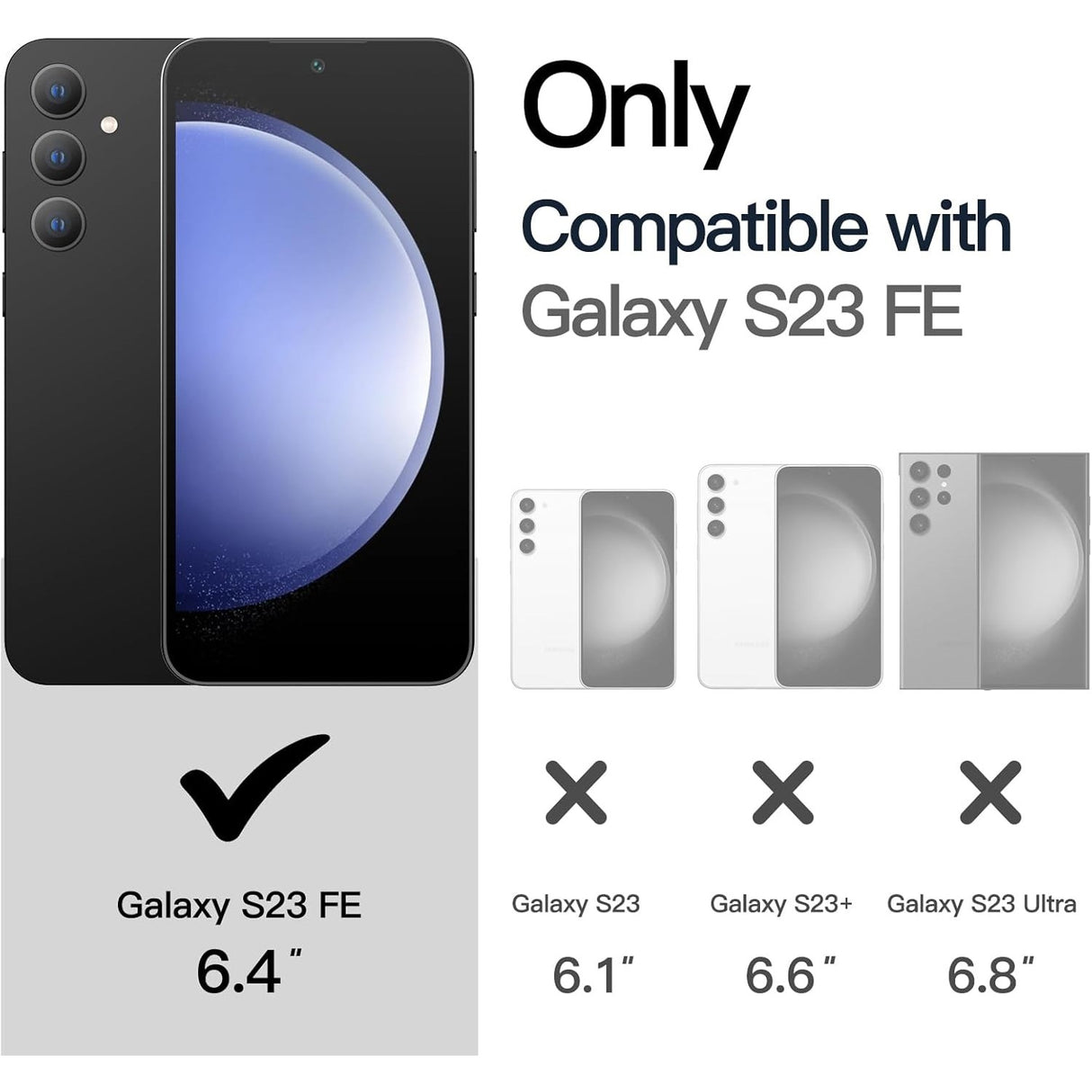 Husa de Protectie Matte TPU, Vivimall, pentru Samsung Galaxy S23 FE 5G, Protectie Camera, Antisoc, Antizgariere, Antialunecare, Acoperire Completa, Negru - vivimall.ro