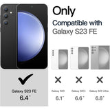 Husa de Protectie Matte TPU, Vivimall, pentru Samsung Galaxy S23 FE 5G, Protectie Camera, Antisoc, Antizgariere, Antialunecare, Acoperire Completa, Negru - vivimall.ro