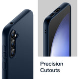 Husa de Protectie Matte TPU, Vivimall, pentru Samsung Galaxy S23 FE 5G, Protectie Camera, Antisoc, Antizgariere, Antialunecare, Acoperire Completa, Albastru - vivimall.ro