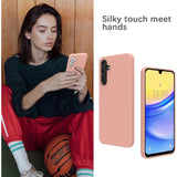 Husa de Protectie Matte TPU, Vivimall, pentru Samsung Galaxy S23 FE 5G, Protectie Camera, Antisoc, Antizgariere, Antialunecare, Acoperire Completa, Roz - vivimall.ro