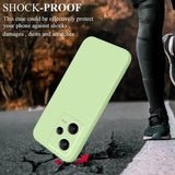 Husa de Protectie Matte TPU, Vivimall, pentru Xiaomi Redmi 12 Pro, Protectie Camera, Antisoc, Antizgariere, Antialunecare, Acoperire Completa, Verde - vivimall.ro