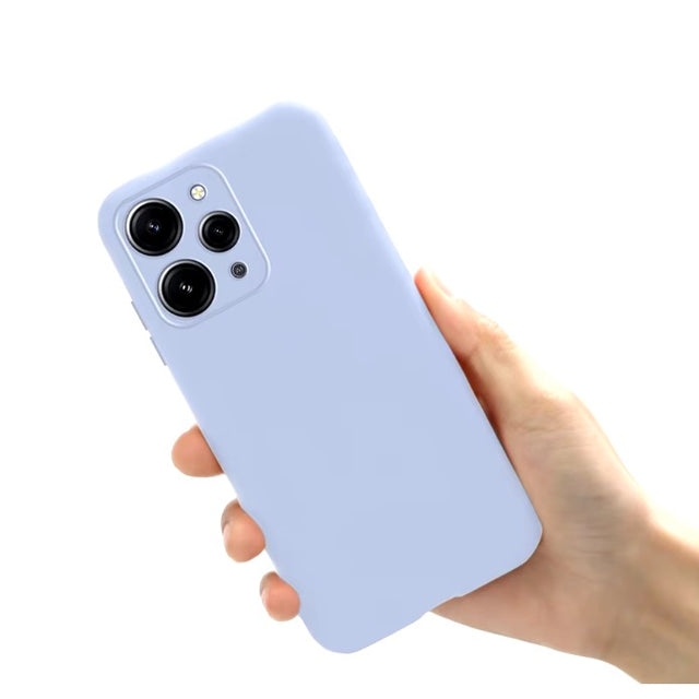 Husa de Protectie Matte TPU, Vivimall, pentru Xiaomi Redmi 12 Pro, Protectie Camera, Antisoc, Antizgariere, Antialunecare, Acoperire Completa, Albastru - vivimall.ro