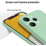 Husa de Protectie Matte TPU, Vivimall, pentru Xiaomi Redmi 12, Protectie Camera, Antisoc, Antizgariere, Antialunecare, Acoperire Completa, Verde - vivimall.ro