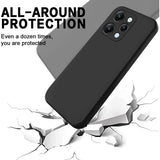 Husa de Protectie Matte TPU, Vivimall, pentru Xiaomi Redmi 12, Protectie Camera, Antisoc, Antizgariere, Antialunecare, Acoperire Completa, Negru - vivimall.ro