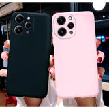 Husa de Protectie Matte TPU, Vivimall, pentru Xiaomi Redmi 12, Protectie Camera, Antisoc, Antizgariere, Antialunecare, Acoperire Completa, Roz - vivimall.ro