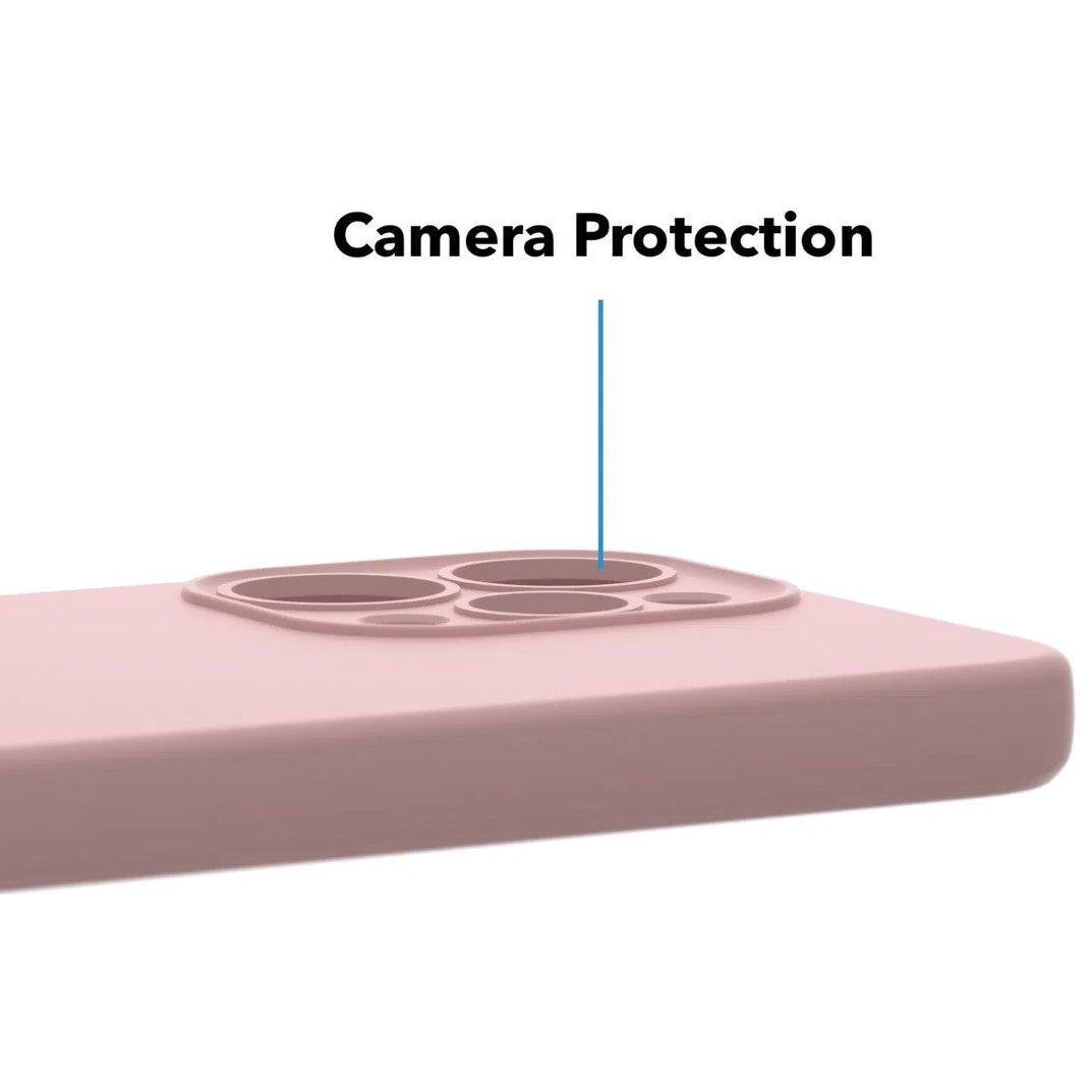 Husa de Protectie Matte TPU, Vivimall, pentru Xiaomi Redmi 12, Protectie Camera, Antisoc, Antizgariere, Antialunecare, Acoperire Completa, Roz - vivimall.ro