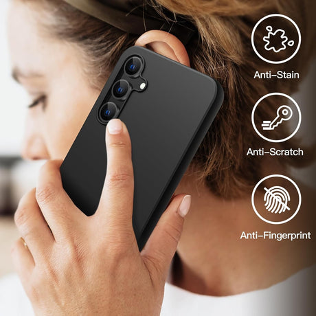 Husă Matte TPU pentru Redmi 13C, vedere laterală, design subțire anti-alunecare