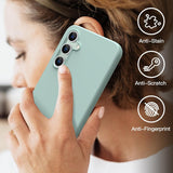 Husa de Protectie Matte TPU, Vivimall, pentru Xiaomi Redmi 13C, Protectie Camera, Antisoc, Antizgariere, Antialunecare, Acoperire Completa, Verde - vivimall.ro