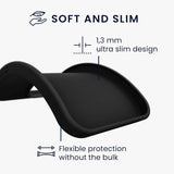 Husa de Protectie Matte TPU, Vivimall, pentru Xiaomi Redmi Note 12 5G, Protectie Camera, Antisoc, Antizgariere, Antialunecare, Acoperire Completa, Negru - vivimall.ro