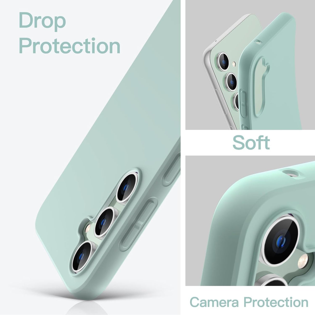 Husa de Protectie Matte TPU, Vivimall, pentru Xiaomi Redmi Note 12 5G, Protectie Camera, Antisoc, Antizgariere, Antialunecare, Acoperire Completa, Verde - vivimall.ro