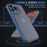 Husa de Protectie, Flippy, Bracket Series, pentru Apple iPhone 14 Plus, cu Suport si Protectie Camera, Albastru - vivimall.ro