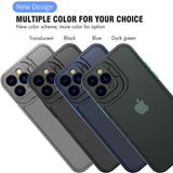 Husa de protectie pentru Apple iPhone 14 Pro, Flippy, Bracket series cu suport si protectie pentru camera, Negru - vivimall.ro