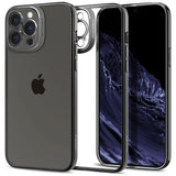 Husa de protectie pentru Apple iPhone 14 Pro Max, Flippy, Bracket series cu suport si protectie pentru camera, Negru - vivimall.ro