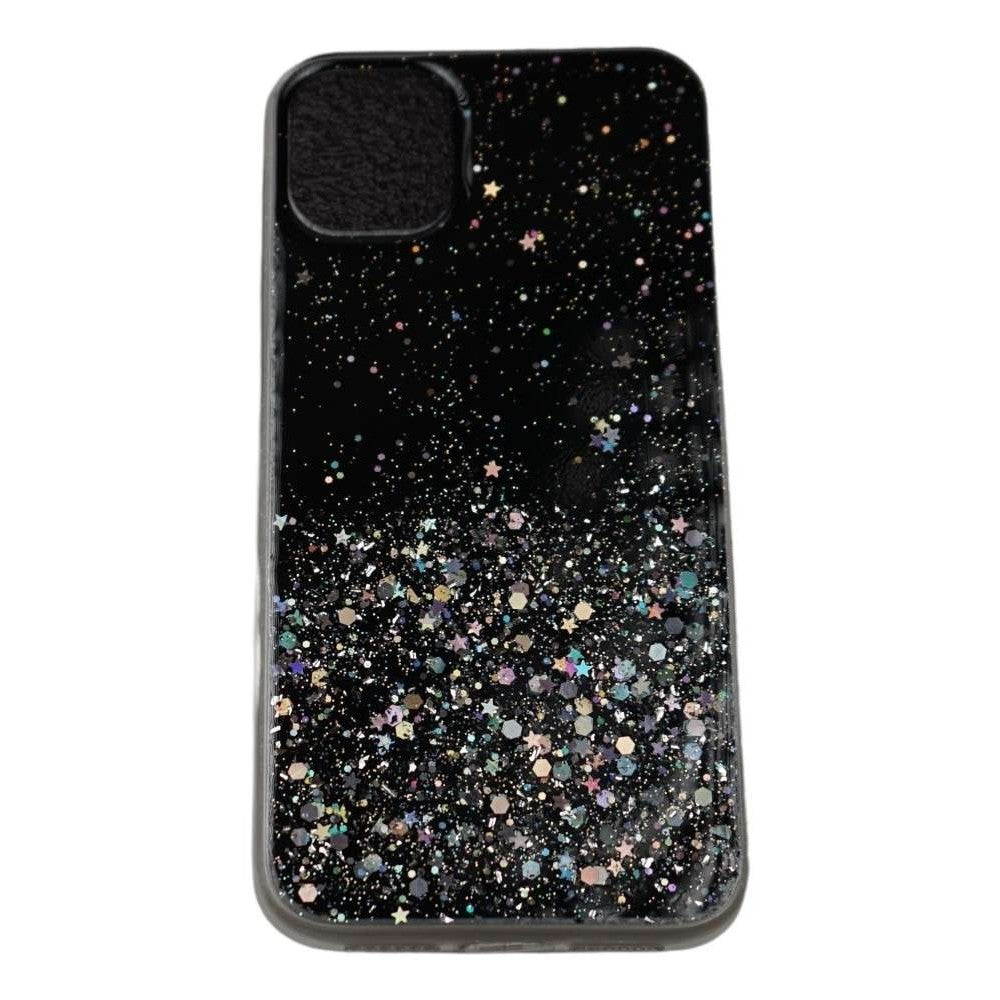 Husa de protectie pentru de protectie pentru Apple iPhone SE 2020 Luxury Glitter Stelute Negru - vivimall.ro