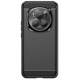 Husa de Protectie pentru Honor Magic 6 Pro, Vivimall, Protectie 360, din TPU cu element de Carbon, Anti Alunecare, 1.8 mm, Negru - vivimall.ro