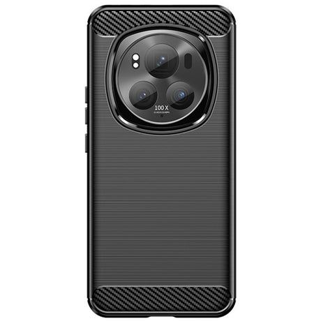 Husa de Protectie pentru Honor Magic 6 Pro, Vivimall, Protectie 360, din TPU cu element de Carbon, Anti Alunecare, 1.8 mm, Negru - vivimall.ro