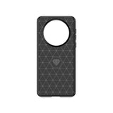 Husa de Protectie pentru Huawei Mate 60 Pro, Vivimall, Protectie 360, din TPU cu element de Carbon, Anti Alunecare, 1.8 mm, Negru - vivimall.ro