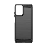 Husa de Protectie pentru Motorola Moto G04 5G / Moto G24 5G, Vivimall, Protectie 360, din TPU cu element de Carbon, Anti Alunecare, 1.8 mm, Negru - vivimall.ro