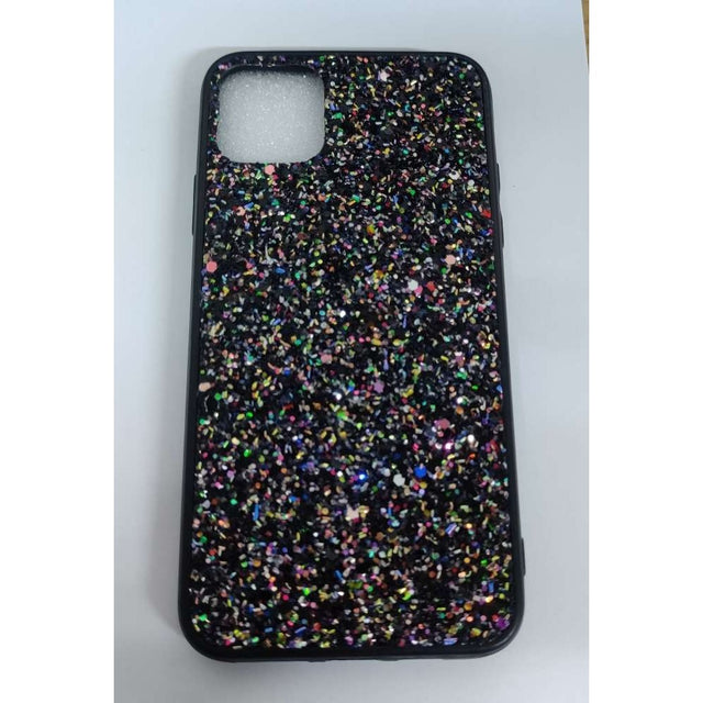 Husa de protectie pentru pentru Apple iPhone 11 Pro Max Sparkling Glitter TPU Negru - vivimall.ro