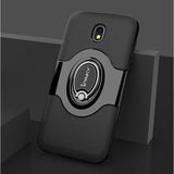 Husa de protectie pentru Samsung Galaxy J5 2017 Ipaky Ring Negru - vivimall.ro