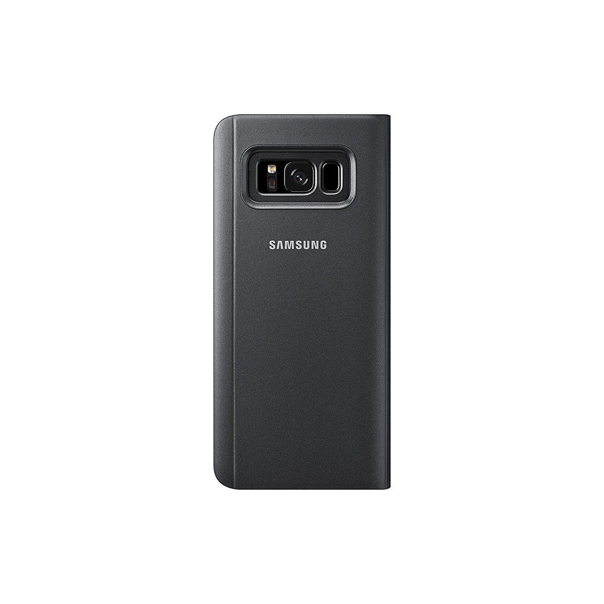 Husa de protectie pentru Samsung Galaxy S8 Plus Flip Cover Oglinda Negru - vivimall.ro