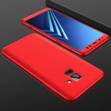 Husa de protectie pentru Samsung Galaxy S8 Ultra-subtire 3 in 1 Rosu - vivimall.ro