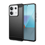 Husa de Protectie pentru Xiaomi Redmi Note 13 Pro Plus, Vivimall, Protectie 360, din TPU cu element de Carbon, Anti Alunecare, 1.8 mm, Negru - vivimall.ro