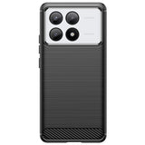 Husa de Protectie pentru Xiaomi Redmi Note 13C 5G, Vivimall, Protectie 360, din TPU cu element de Carbon, Anti Alunecare, 1.8 mm, Negru - vivimall.ro