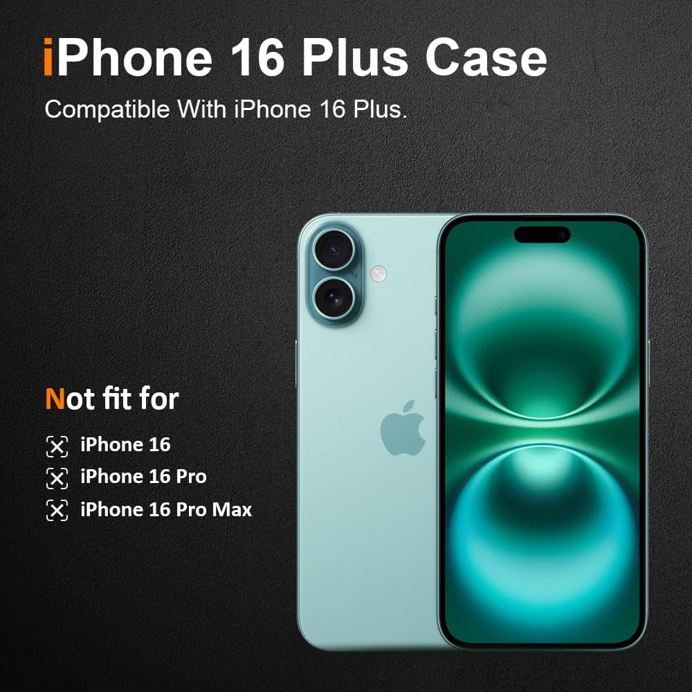 Husa de Protectie din Silicon, pentru Apple iPhone 16 Plus, PC, Antisoc, Rezistenta la Impact, Transparenta - vivimall.ro