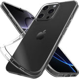 Husa de Protectie din Silicon, pentru Apple iPhone 16 Pro, PC, Antisoc, Rezistenta la Impact, Transparenta - vivimall.ro
