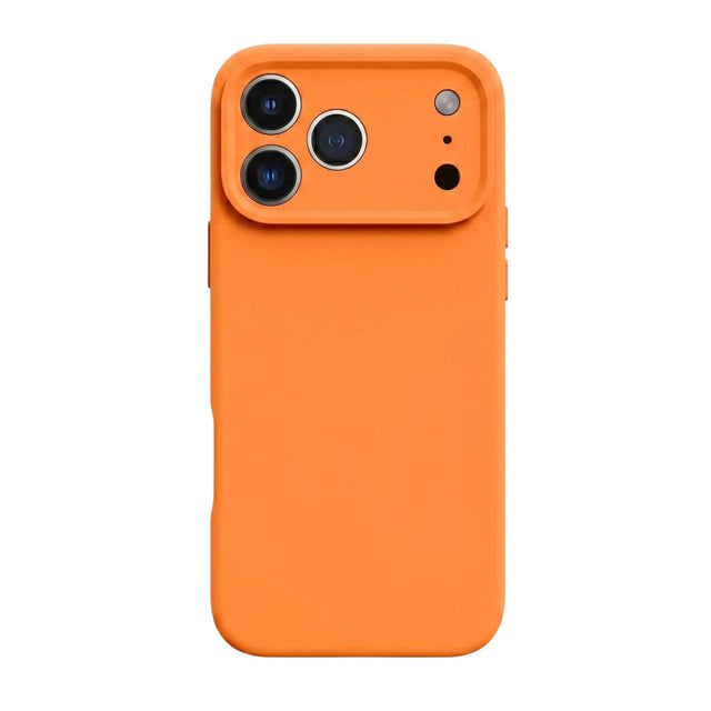 Husa de Protectie Telefon, Flippy, Compatibila cu iPhone 17 Pro, Silicon Premium Antisoc, Protectie Completa 360, Design Modern, Anti-Zgirieturi, Interior Microfibra, Portocaliu - vivimall.ro