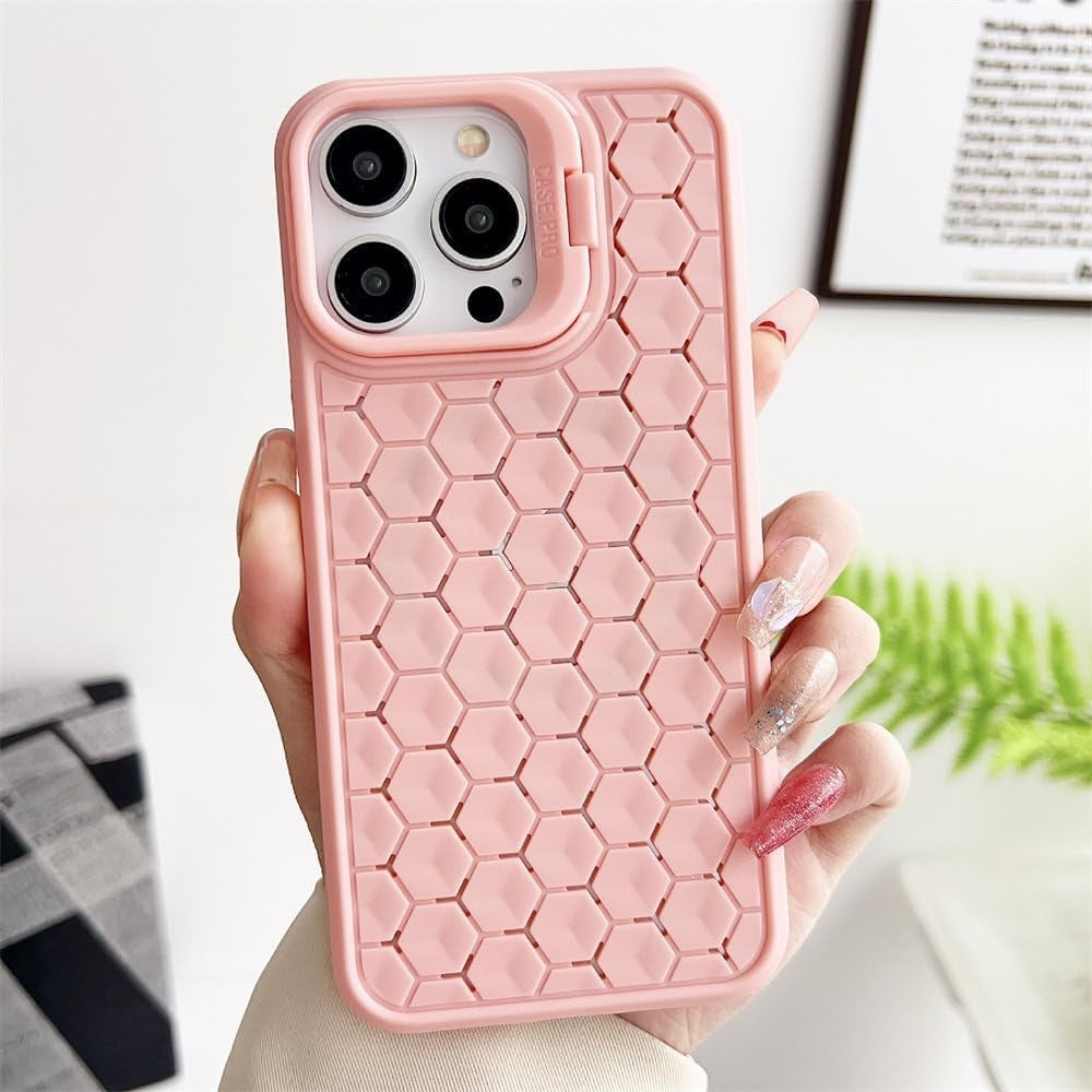 Husa de Protectie TPU, Vivimall, pentru Apple iPhone 14 Plus, 3D Cube, cu Inel, Protectie Camera, Antisoc, Antizgariere, Antialunecare, Acoperire Completa, Roz - vivimall.ro
