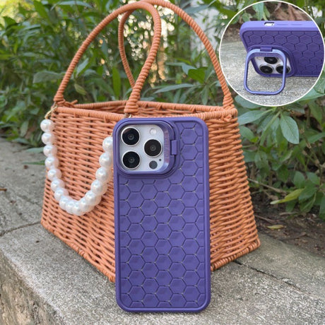 Husa de Protectie TPU, Vivimall, pentru Apple iPhone 15 Plus, 3D Cube, cu Inel, Protectie Camera, Antisoc, Antizgariere, Antialunecare, Acoperire Completa, Mov - vivimall.ro
