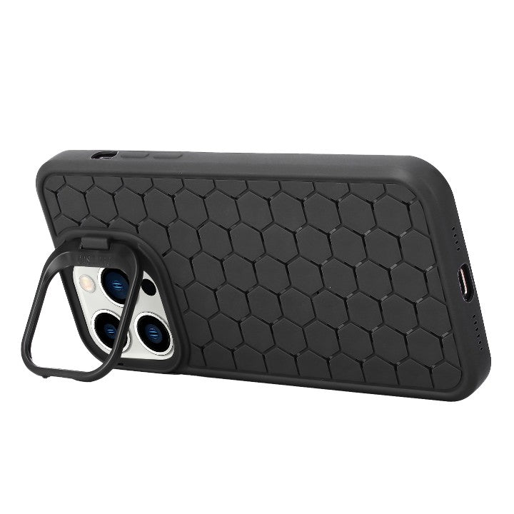 Husa de Protectie TPU, Vivimall, pentru Samsung Galaxy S23 Plus, 3D Cube, cu Inel, Protectie Camera, Antisoc, Antizgariere, Antialunecare, Acoperire Completa, Negru - vivimall.ro