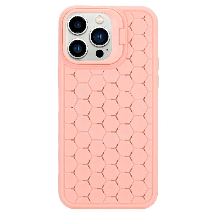 Husa de Protectie TPU, Vivimall, pentru Samsung Galaxy S23 Ultra, 3D Cube, cu Inel, Protectie Camera, Antisoc, Antizgariere, Antialunecare, Acoperire Completa, Roz - vivimall.ro