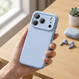 Husa de Protectie Telefon, Flippy, Compatibila cu iPhone 17 Pro, Silicon Premium Antisoc, Protectie Completa 360, Design Modern, Anti-Zgirieturi, Interior Microfibra, Albastru - vivimall.ro